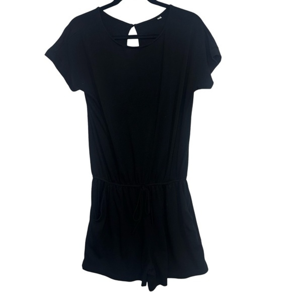 Black Romper with Pockets Size Medium‎